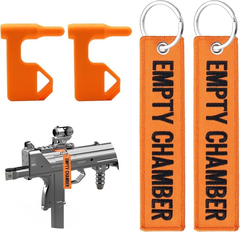 GLKTRS Universal Chamber Safety Flags for Rifles and Handguns with Bright Color Tags - Essential Gun Safety Accessories - Image 1